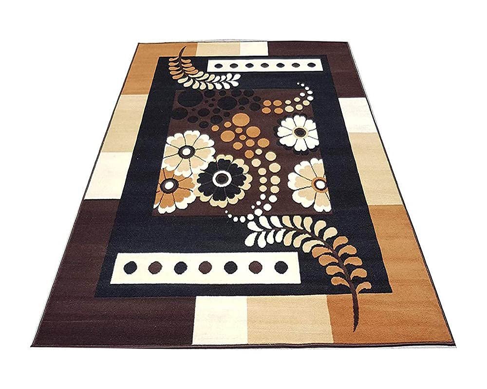 Handloom Carpet Modern Floral Pattern Design BCF Carpets